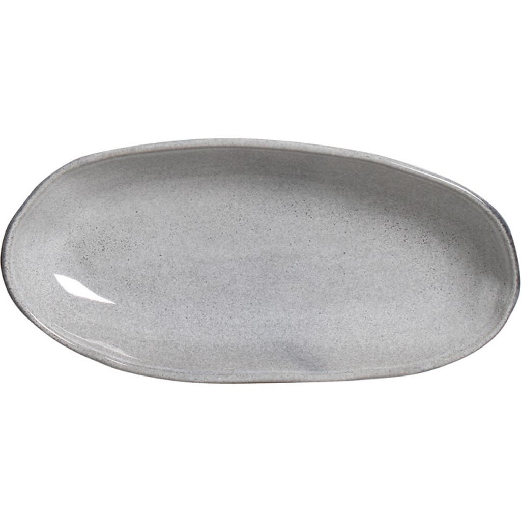 Porto Brasil Deep Oval Platter Set Of 4 In Gray