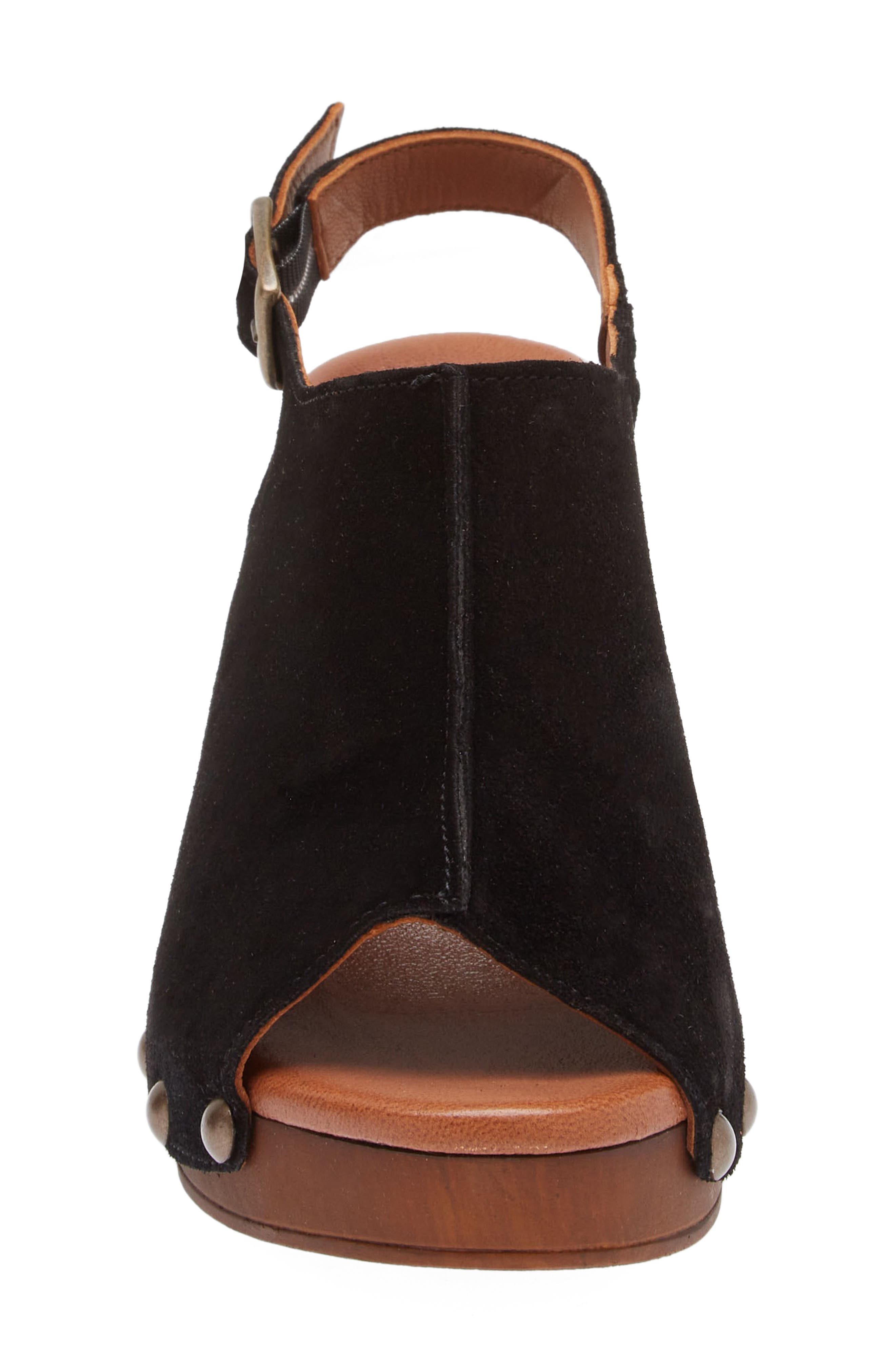 Cordani Winnie Slingback Sandal, Alternate, color, Camoscio Nero