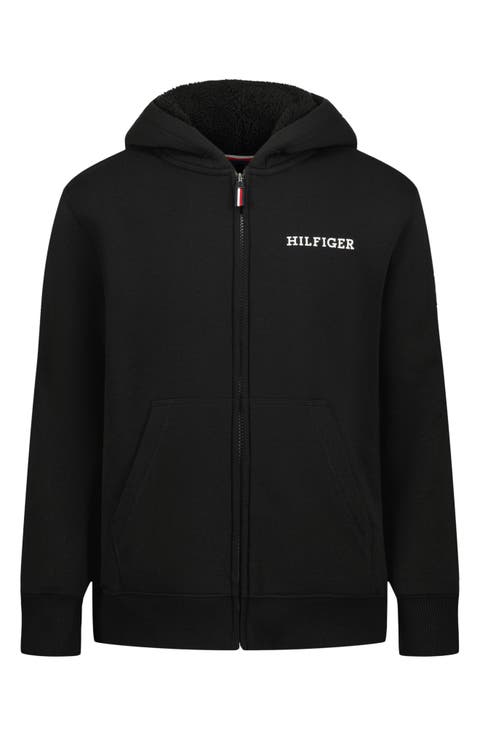 Kids' Full Zip Logo Hoodie