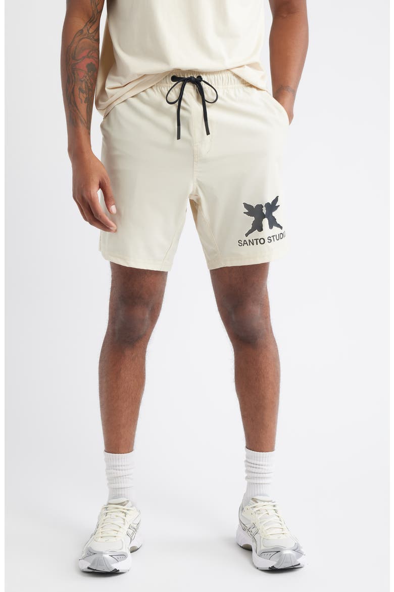 Tempo Faith Over Fear Tech Shorts, Main, color, CREAM