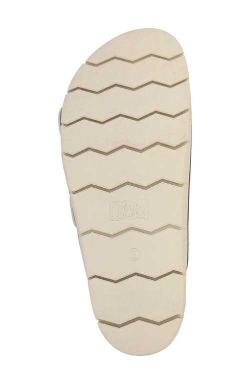 Mia Amore Mylaa Slide Sandal In Beige Multi