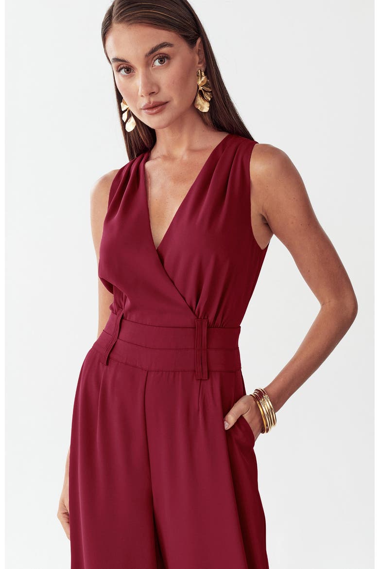 Glade Jumpsuit, Alternate, color, Burgundy