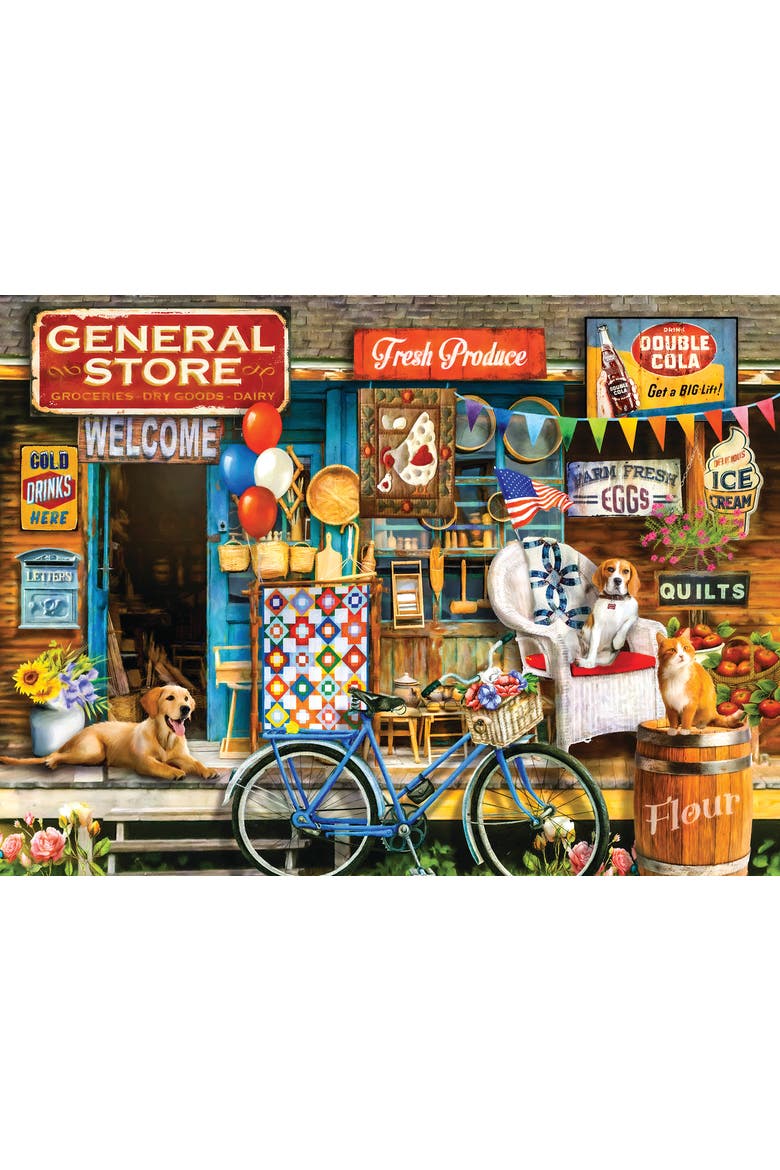 Waiting at the Store 1000 piece Jigsaw Puzzle for Adults, Alternate, color, Multicolor