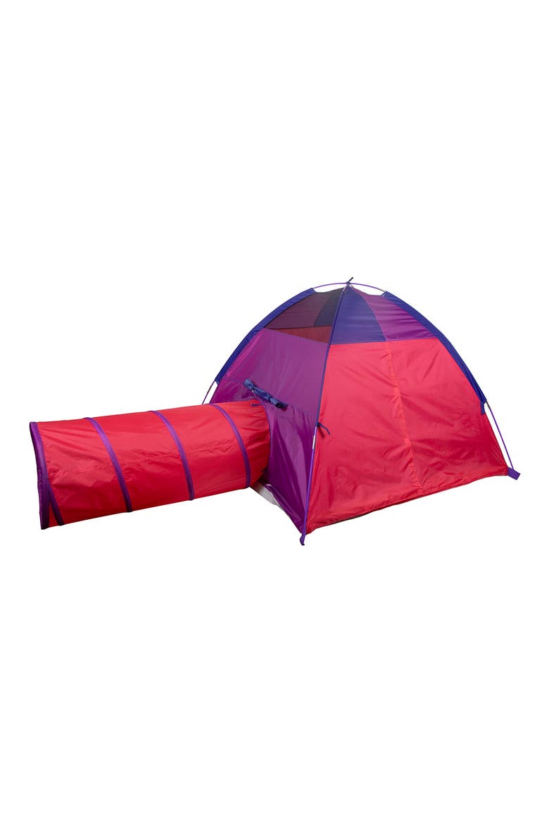 Kids' Berry Cute Waterproof Play Tent & Tunnel Combo, Main, color, PINK