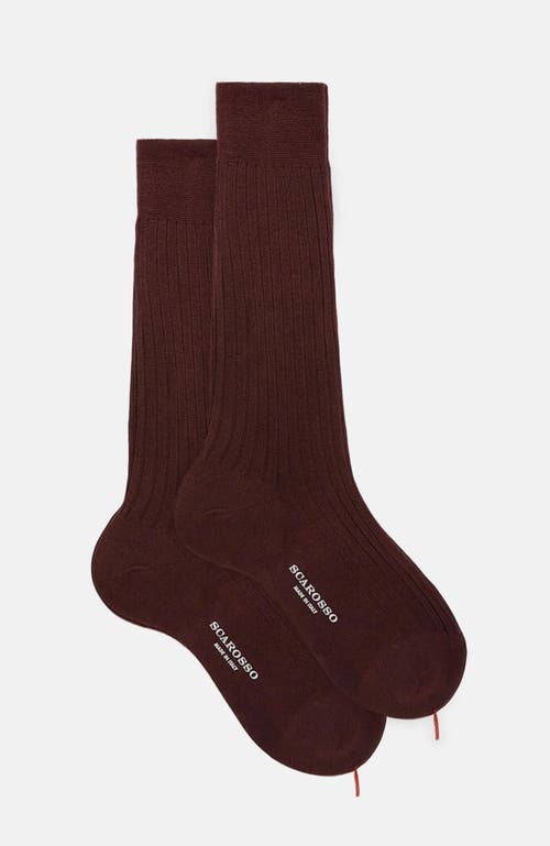 Scarosso Cotton Calf Socks