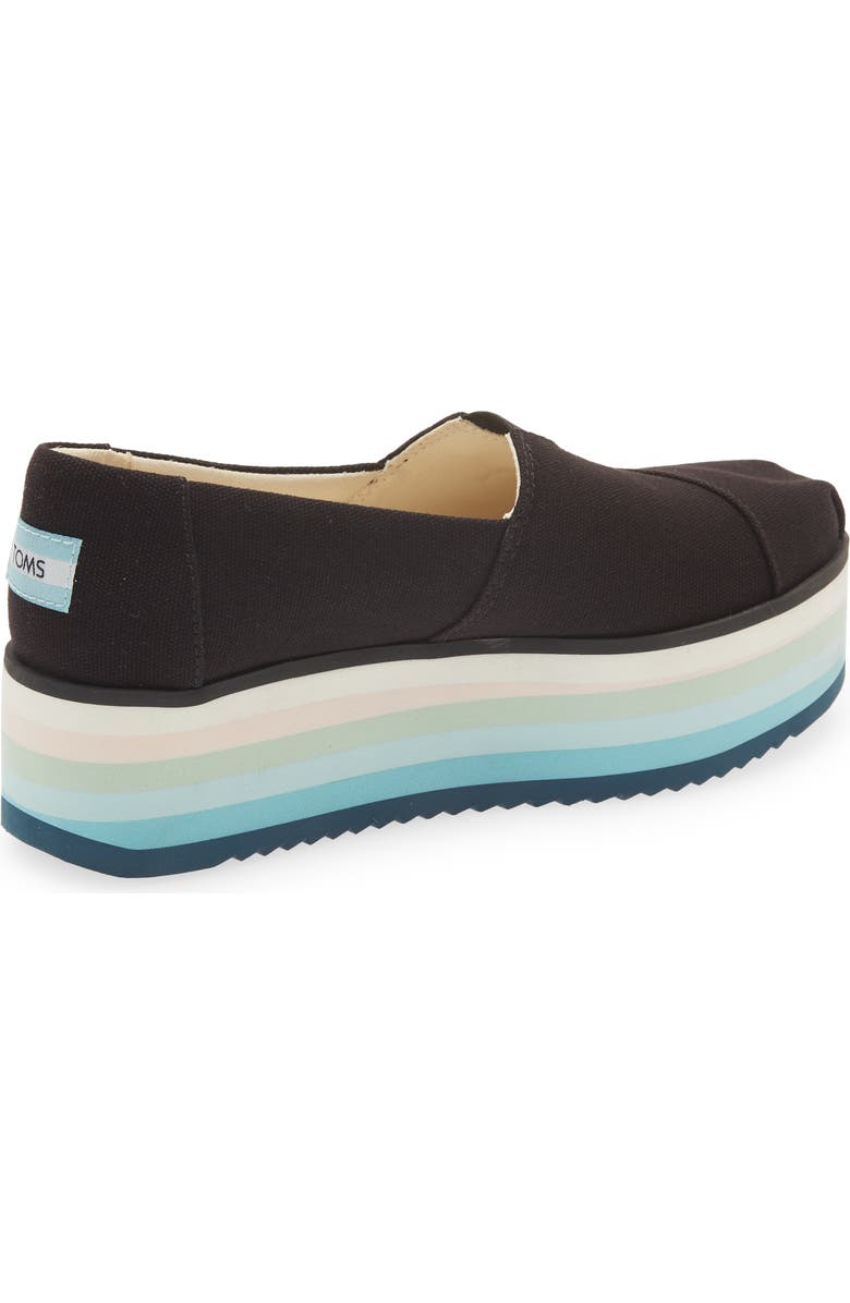 TOMS Alpargata High Platform Slip-On, Alternate, color,