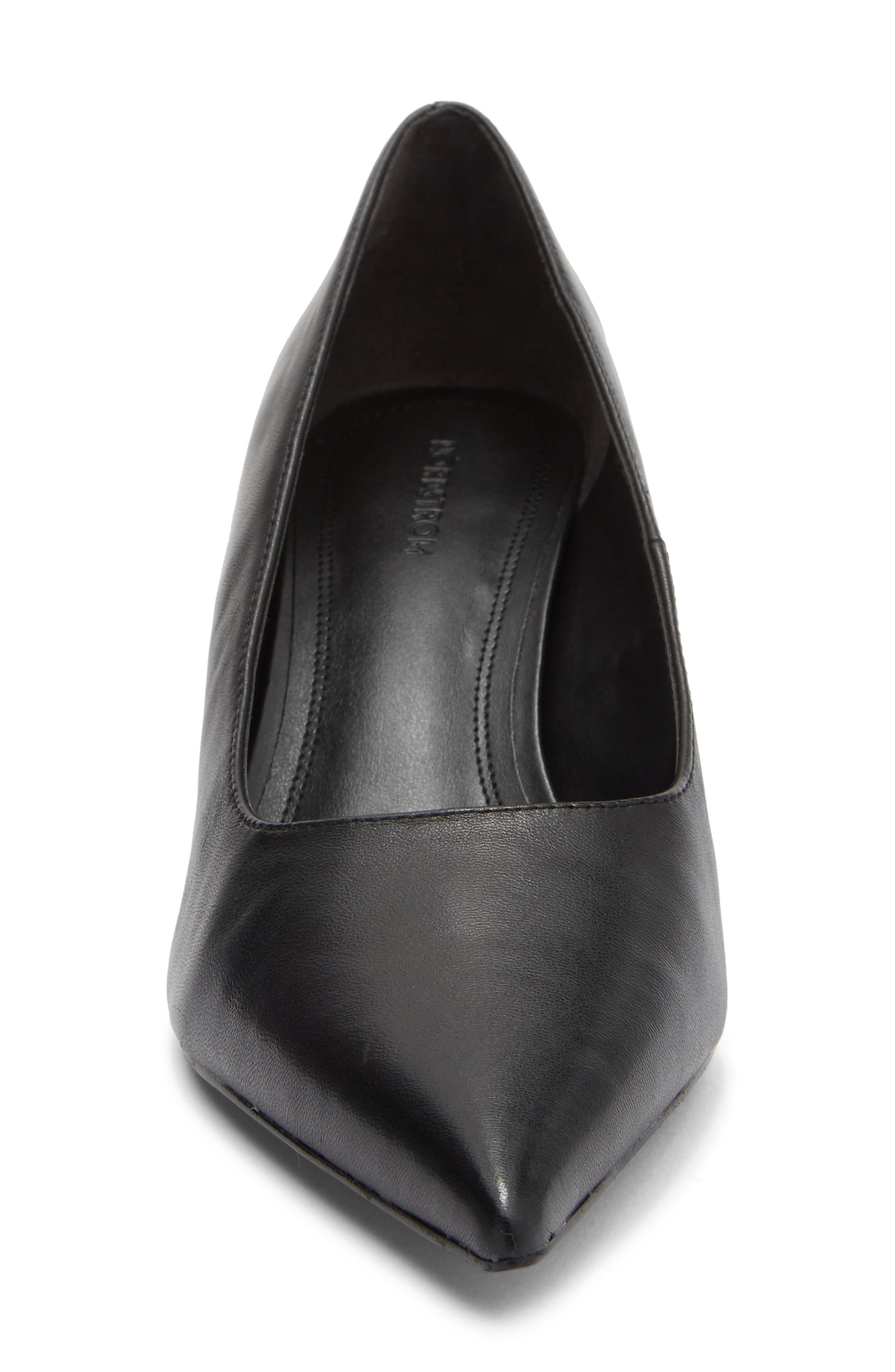 Nordstrom Libby Pointed Toe Pump, Alternate, color, Black