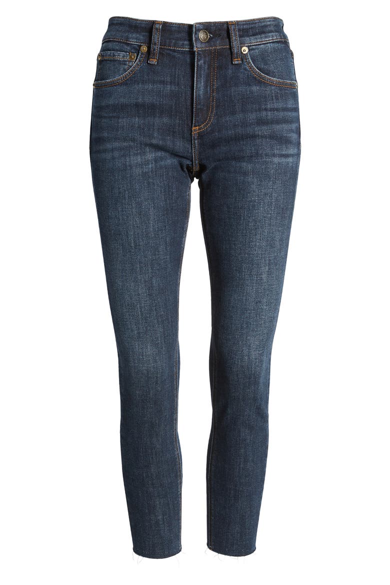 Cate Mid Rise Crop Skinny Jeans, Alternate, color, SIENNADNM