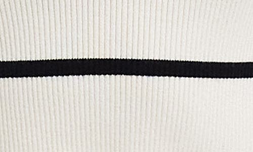 Miss Selfridge Stripe Open Back Crop Sweater
