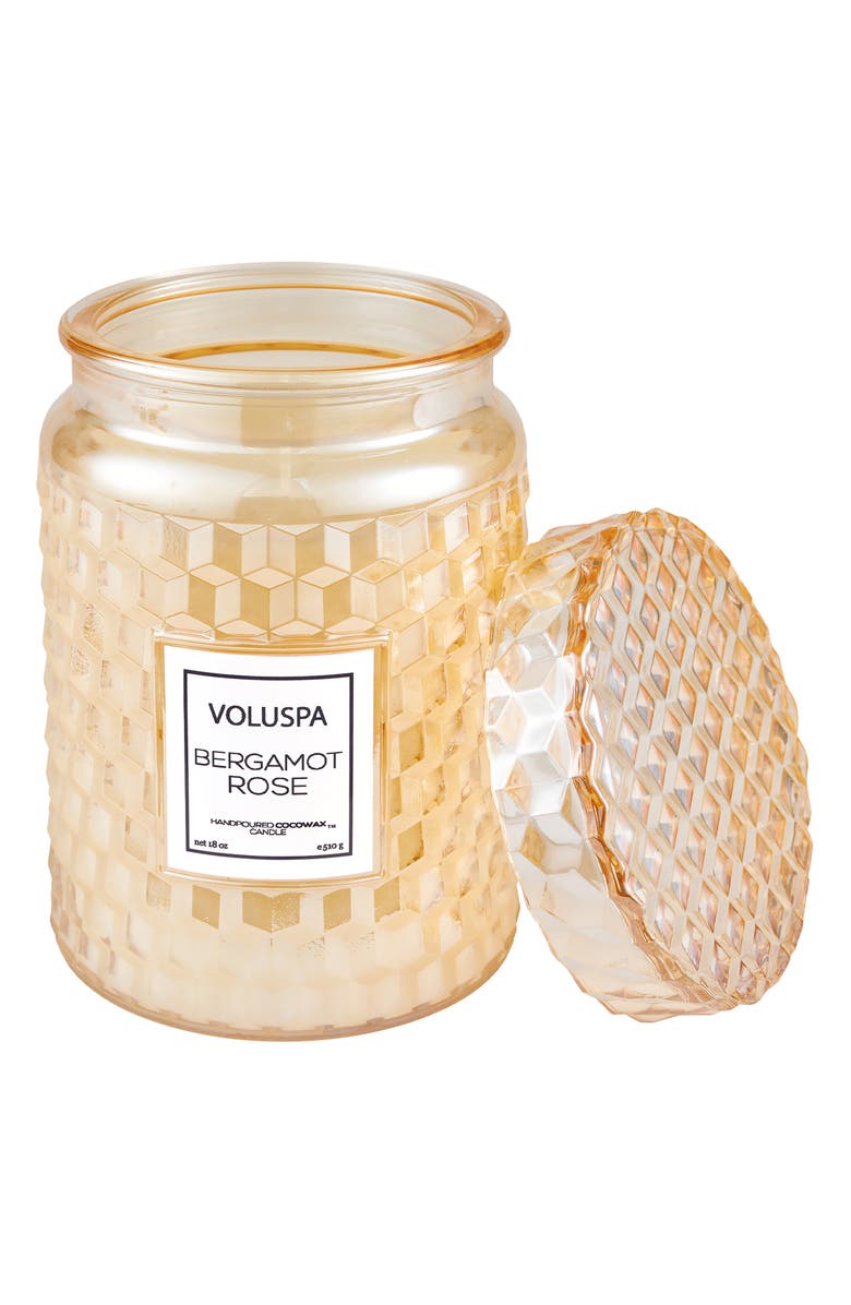 Voluspa Bergamot Rose Large Jar Candle, Alternate, color,