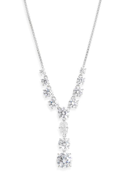 Stellar Cubic Zirconia Y-Necklace