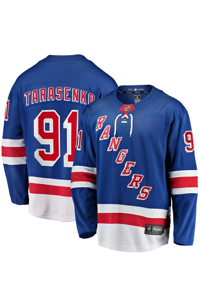 FANATICS Men's Fanatics Vladimir Tarasenko Royal New York Rangers Premier Breakaway Player Jersey, Main, color,
