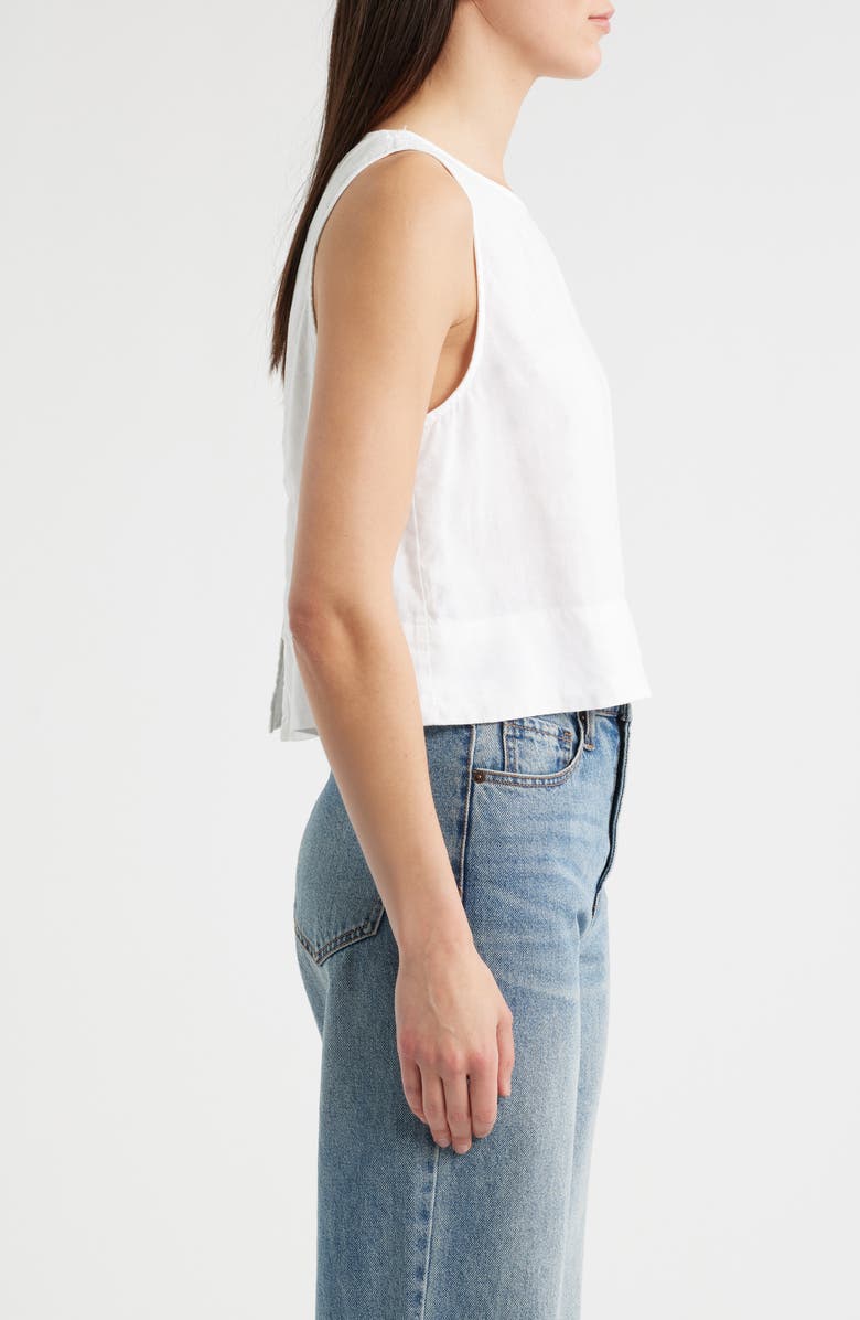 Bella Dahl Sleeveless Linen Top, Alternate, color, 