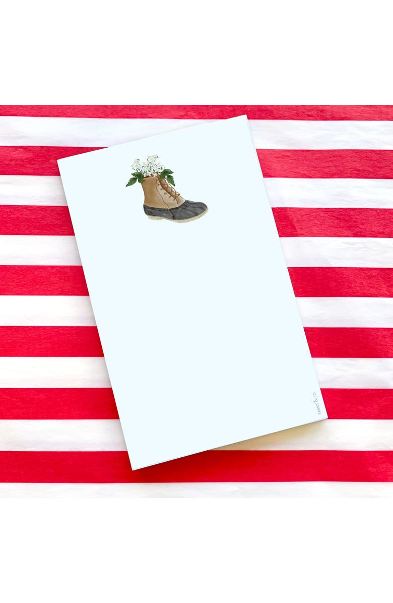 Ramus & Co Rain Boots 5" x 8" Notepad, Alternate, color, 