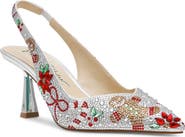 Betsey Johnson Clark Slingback Pointed Toe Pump