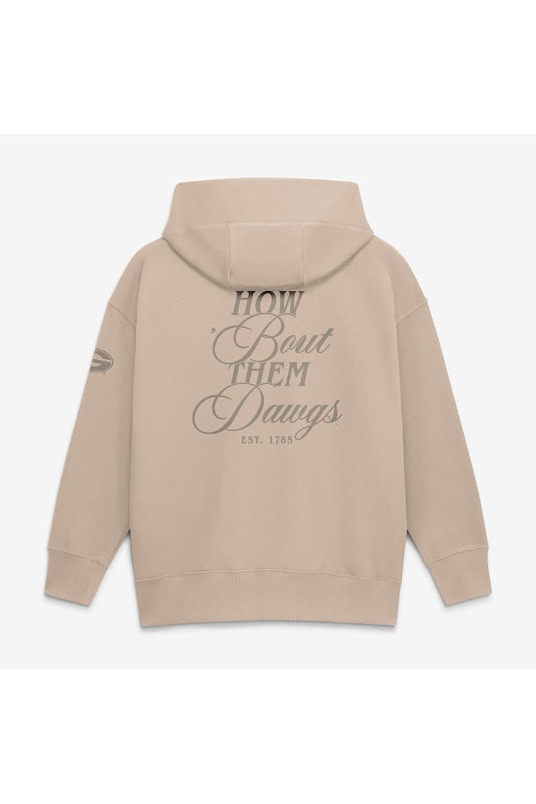 Women's Nike Tan Georgia Bulldogs Neutral Stance Phoenix Fleece Oversized Hoodie, Alternate, color, Tan