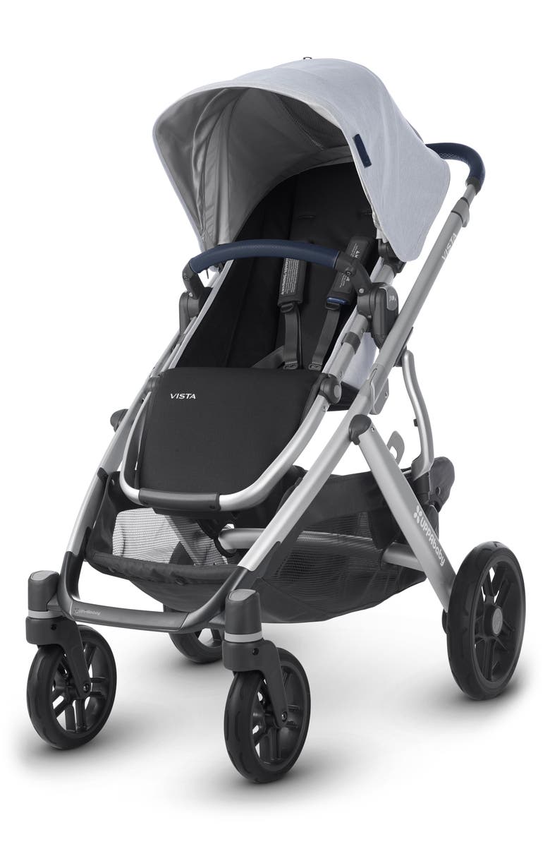 UPPAbaby VISTA Aluminum Frame Convertible Complete Stroller with Leather Trim, Alternate, color,