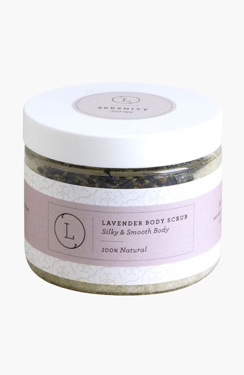Lizush Cbd Body Scrub With Cbd, Natural Body Salt Scrub In Lavender
