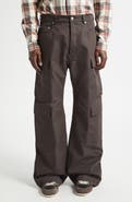 Rick Owens Geth Cotton & Nylon Cargo Pants