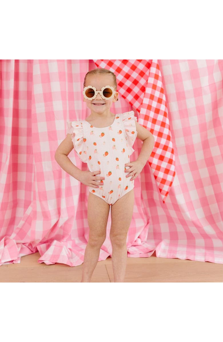 Sweet Wink Berry Cute Bathing Suit, Alternate, color, Pink