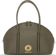 Aranyani Kiko Monogram Debossed Top-Handle Bag