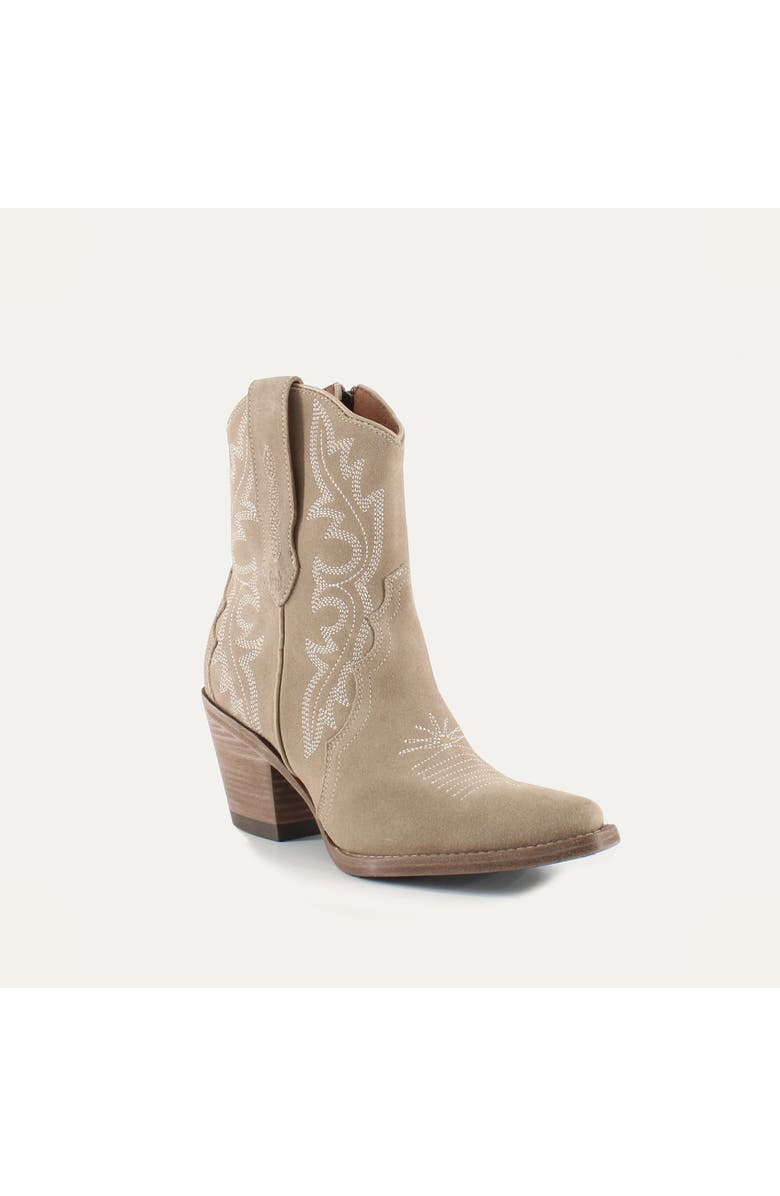 Buck & Brana Brooke Leather Boots, Alternate, color, Beige