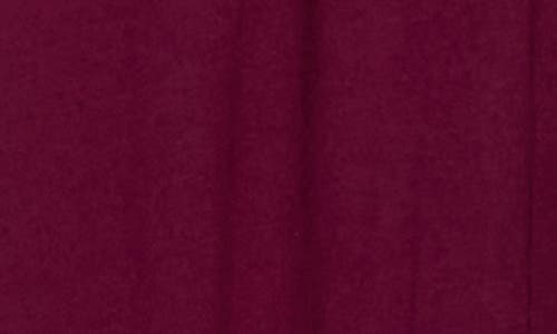 Renee C Foldover Jersey Wide Leg Pants In Purple