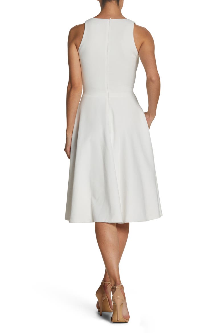 Catalina Fit & Flare Cocktail Dress, Alternate, color, OFFWT