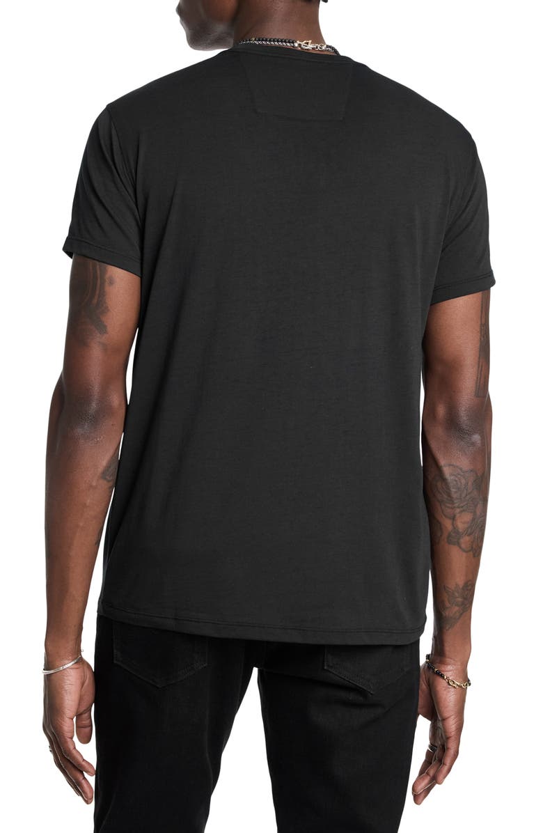 John Varvatos Embroidered Peace Sign T-Shirt, Alternate, color, 