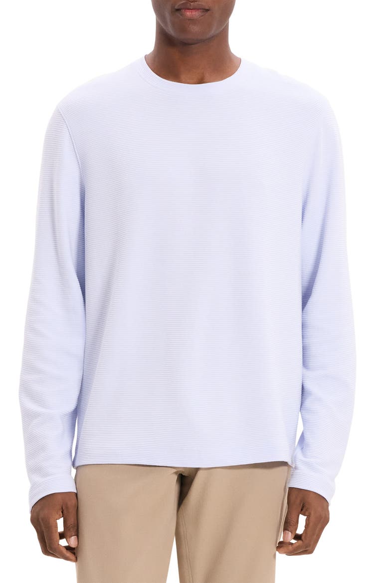 Delroy Textured Long Sleeve T-Shirt, Main, color, OLYMPIC