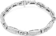 Haus of Brilliance 14K White Gold 2.0 Cttw Diamond Link Bracelet