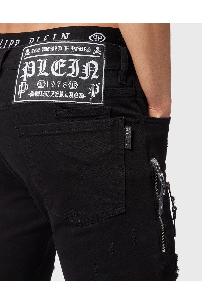 Denim Trousers Super Straight Cut Men, Alternate, color, DeepBlack