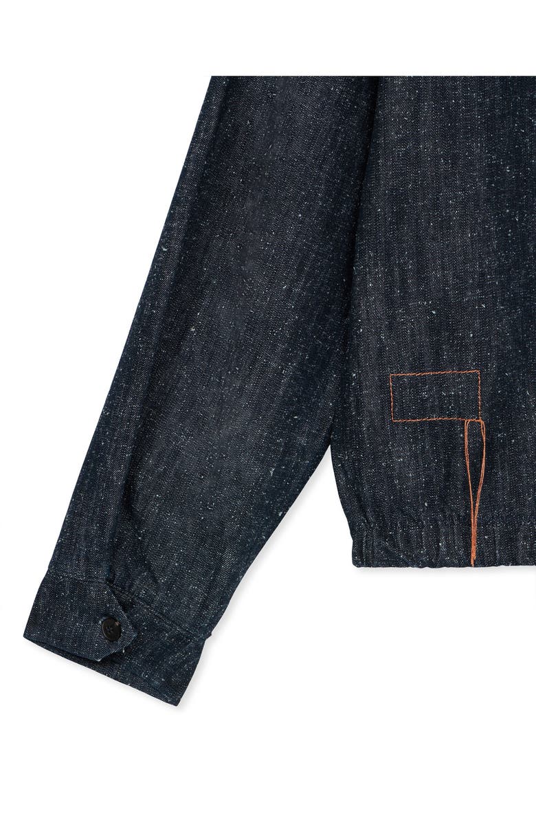 Fortela Carol Indigo Rinse Denim Zip-Up Jacket, Alternate, color, Blue