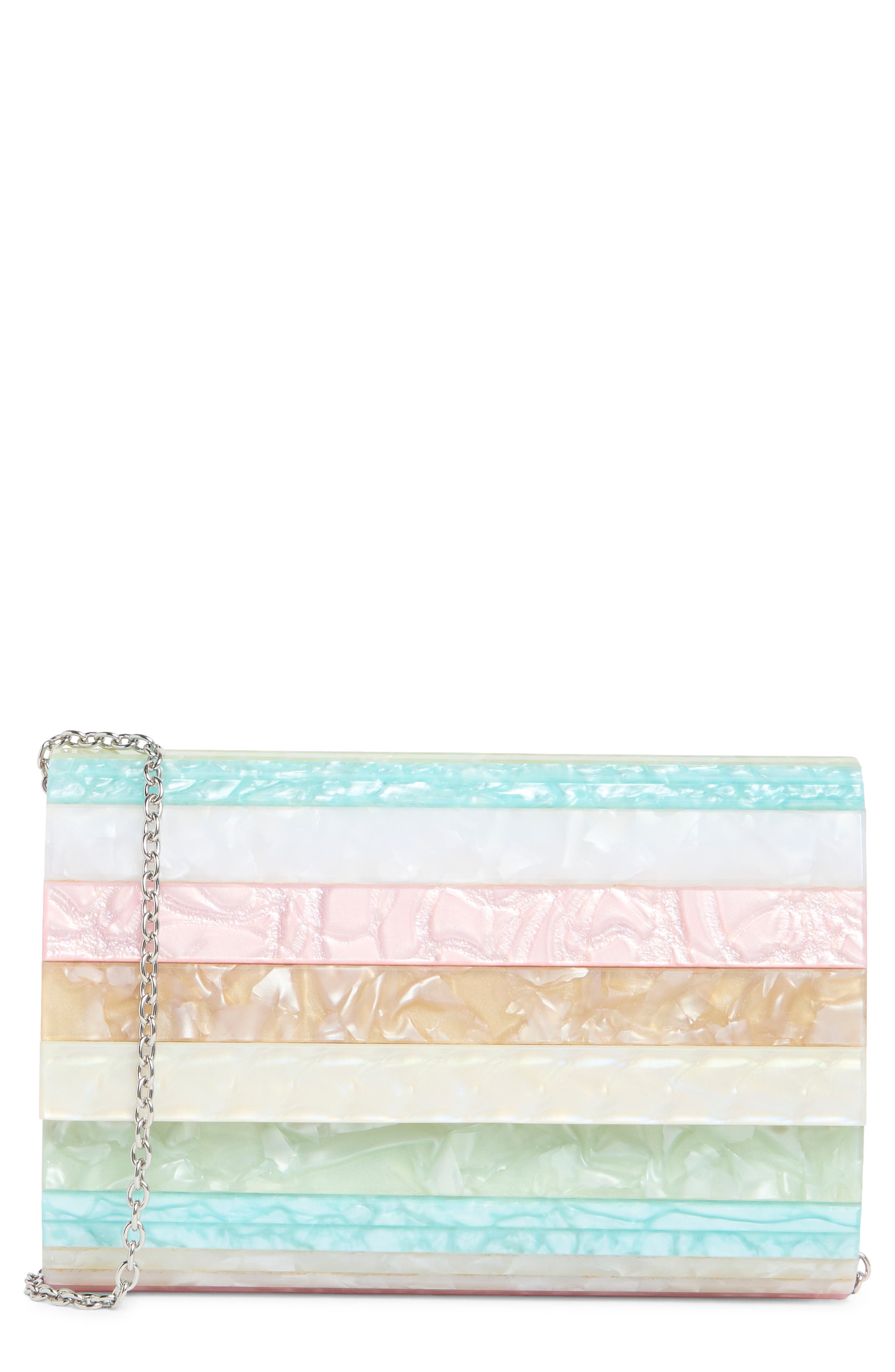 Kurt Geiger London Acrylic Stripe Party Clutch