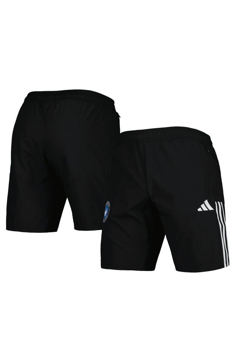adidas Men's adidas Black Charlotte FC Downtime Shorts, Main, color, Black