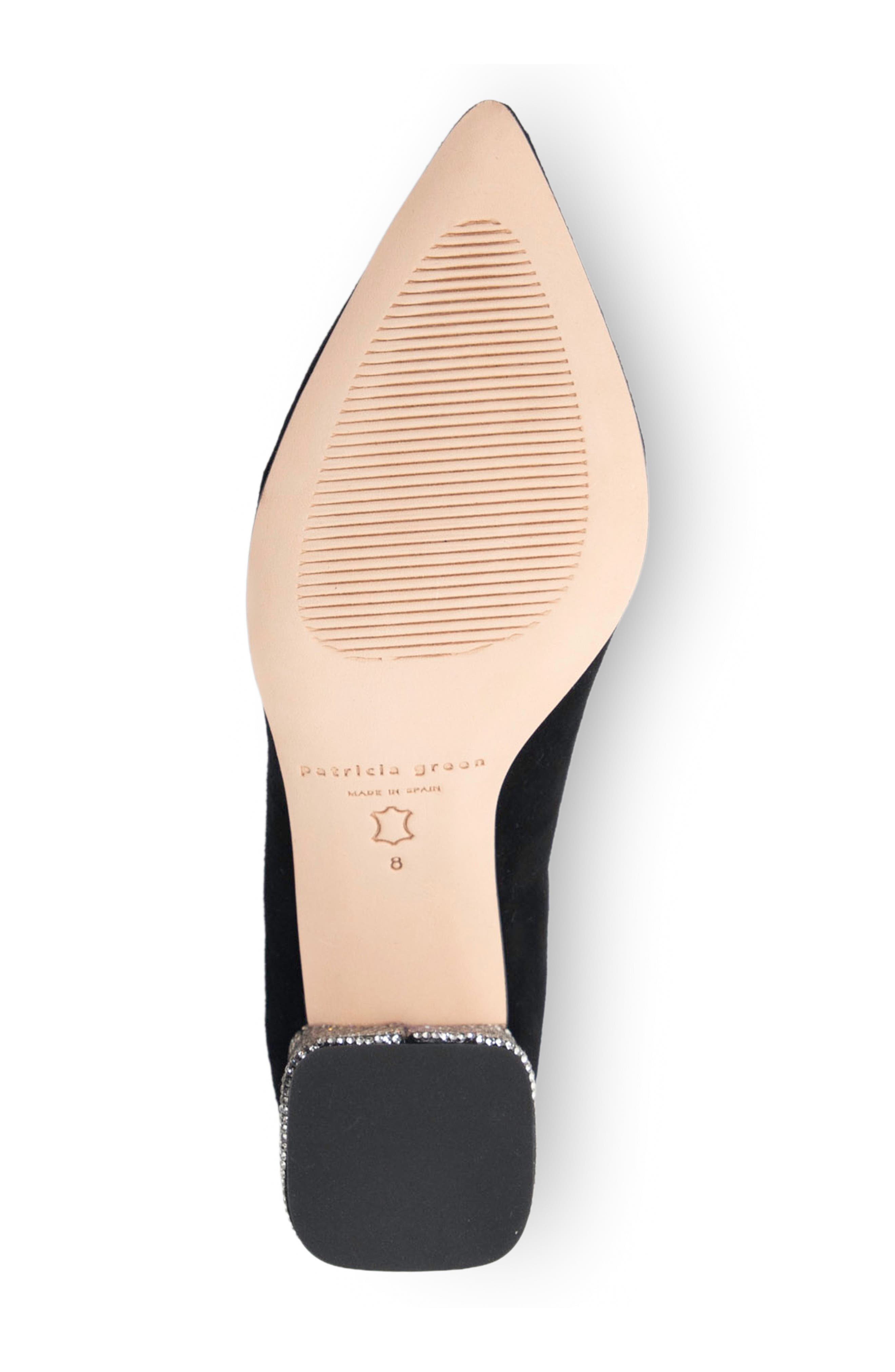 Estelle Pointed Toe Pump, Alternate, color, BLACK SUEDE