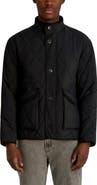 KARL LAGERFELD Diamond Quilted Lightweight Jacket