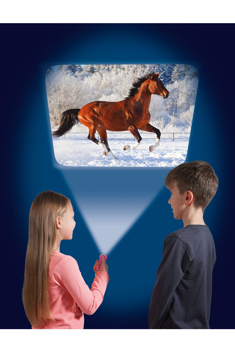 Horse Flashlight and Projector with 24 Horse Images, Alternate, color, Multicolored