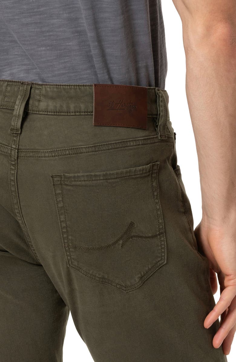 34 Heritage Courage Straight Leg Twill Pants, Alternate, color, Dark Olive Twill