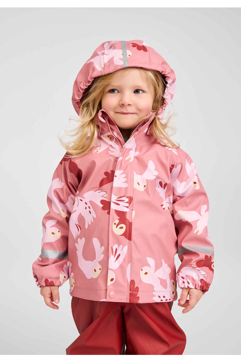 Koski Raincoat, Alternate, color, Rose blush