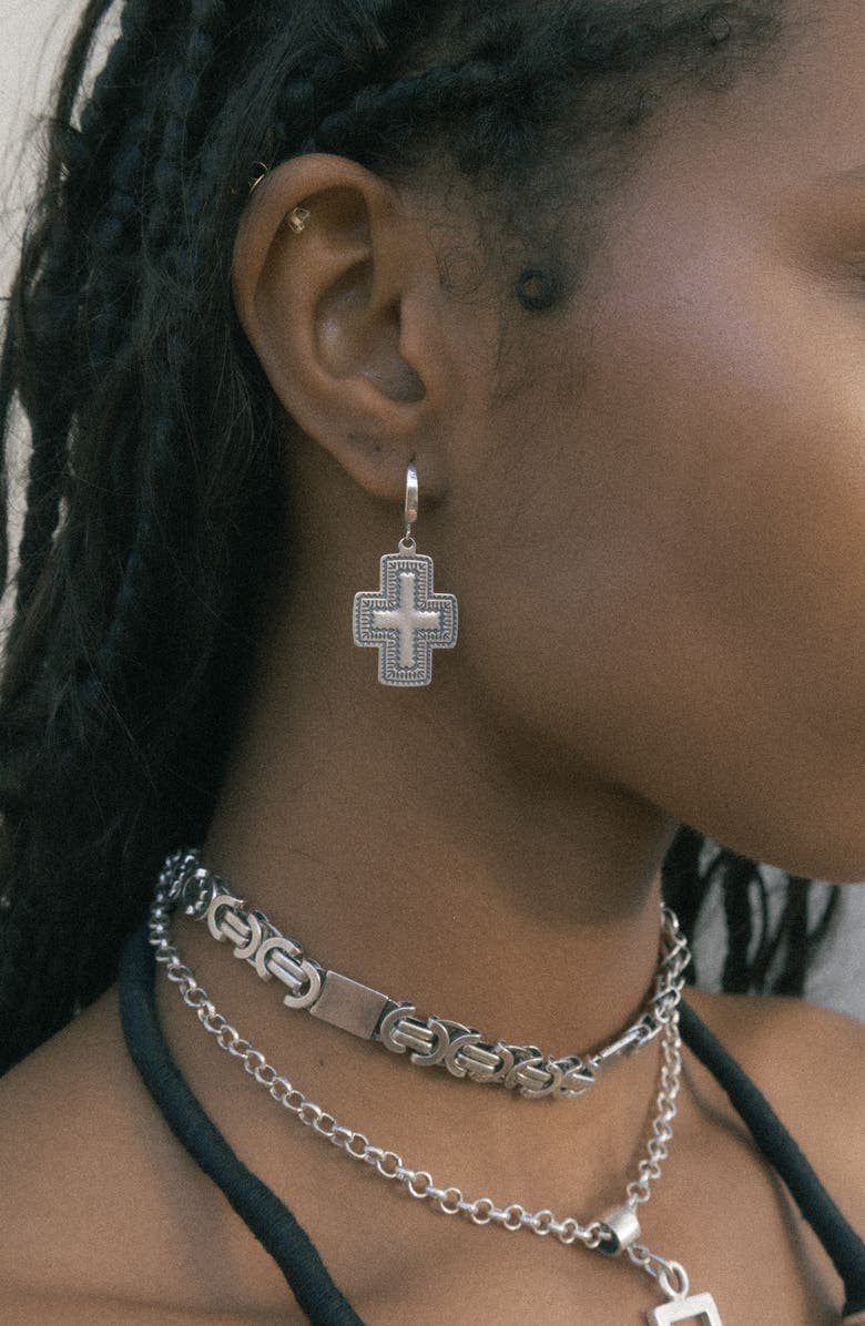 Child of Wild The Cory Link Choker Necklace, Alternate, color, Silver