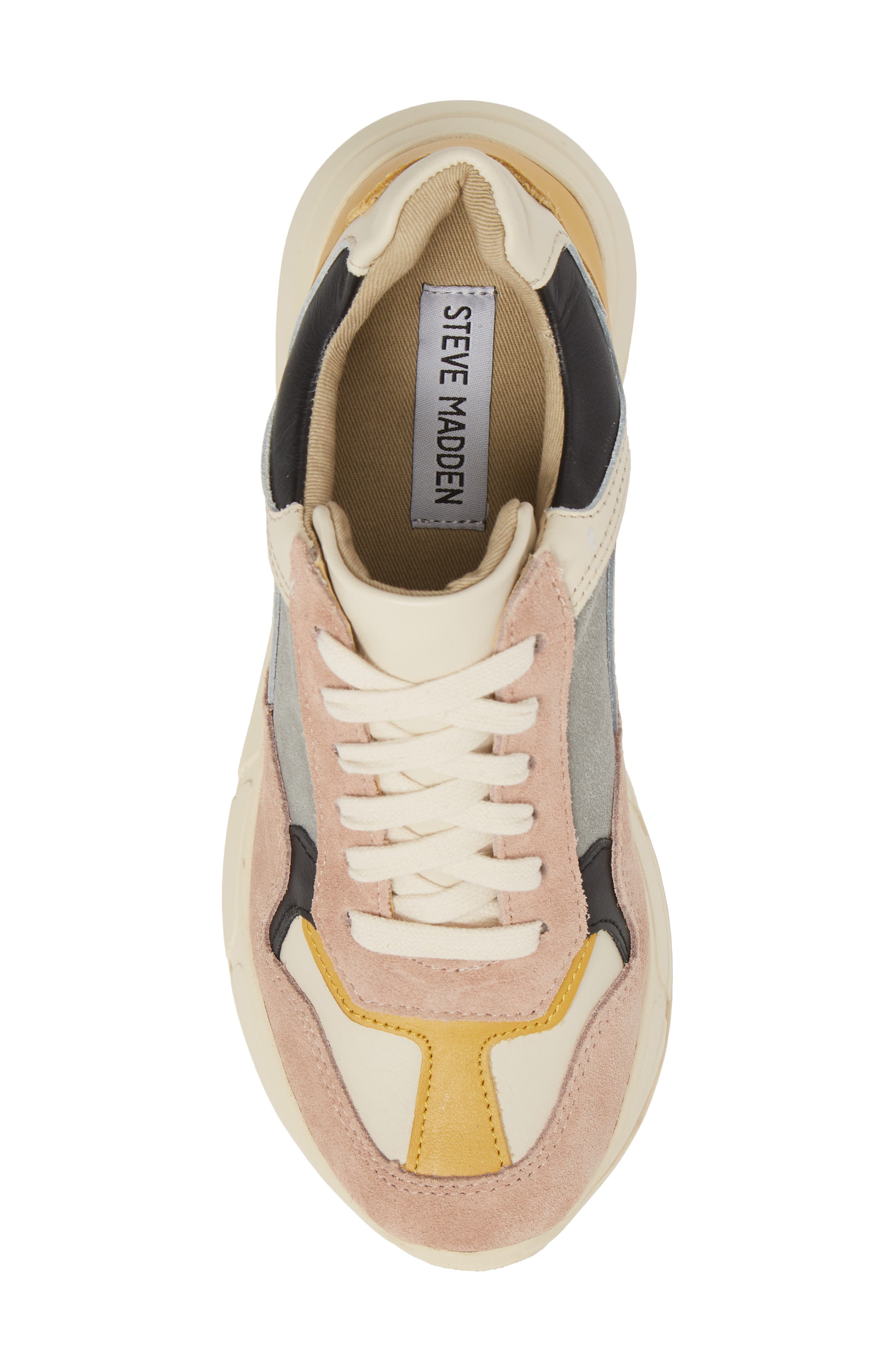 Memory Platform Wedge Sneaker, Alternate, color, PINK MULTI