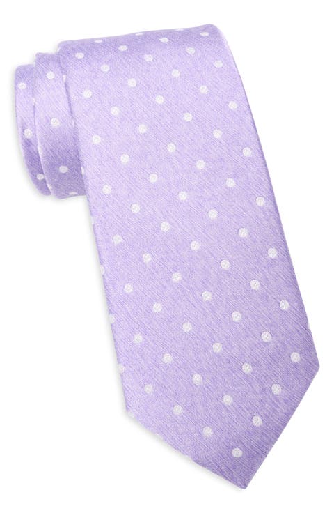 Batson Neat Dot Silk Tie
