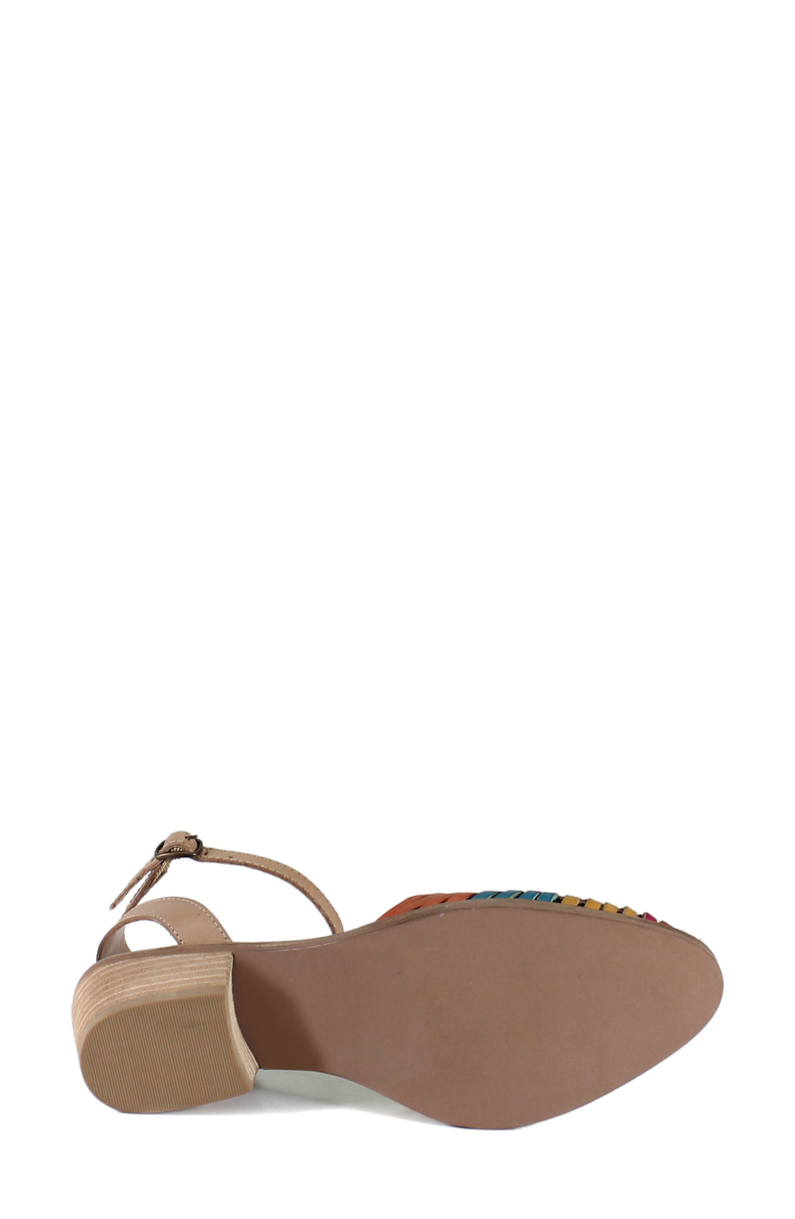 Diba True Shootin Star Ankle Strap Sandal, Alternate, color, Tan/ Bright Multi