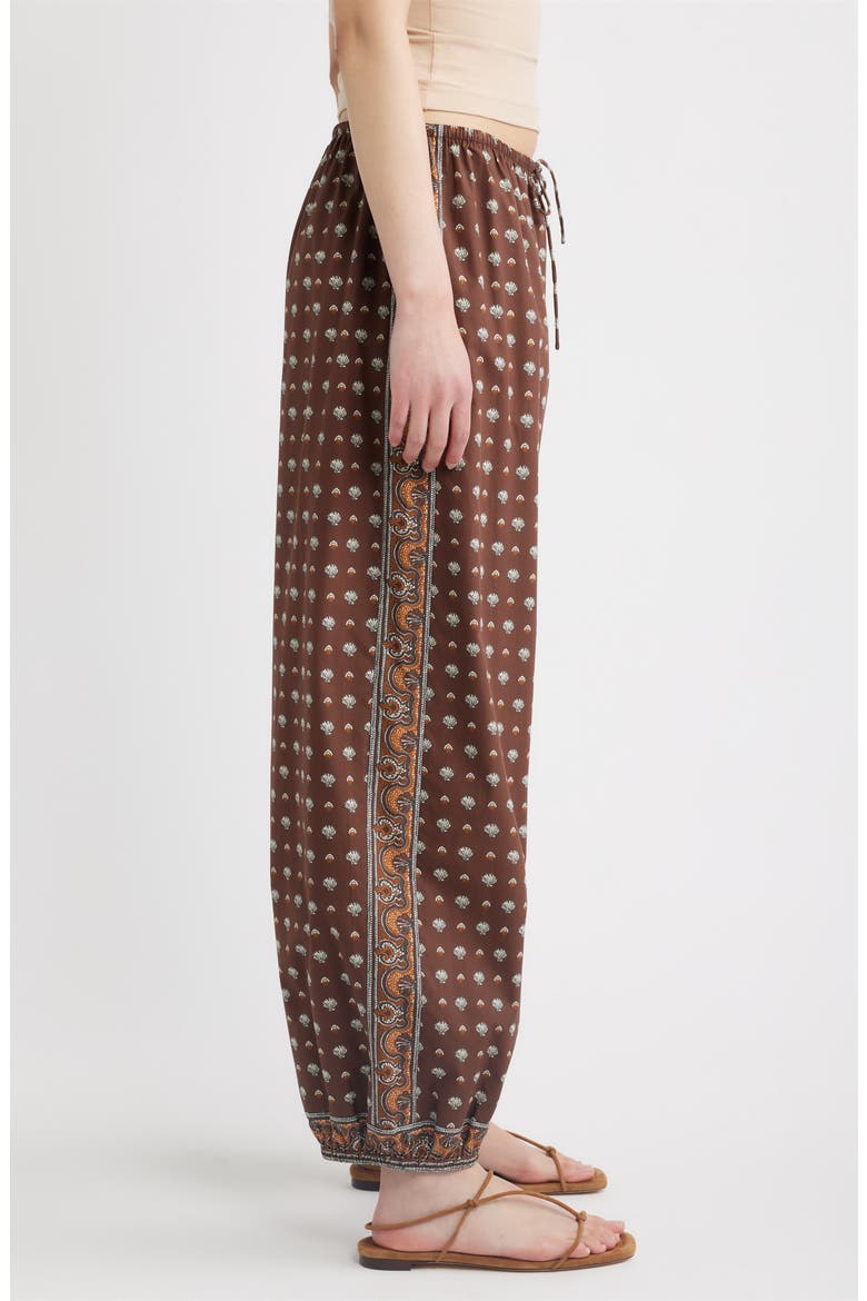 Yarrow Patterned Cotton Pants, Alternate, color, TERRE FOULARD DE LA MER