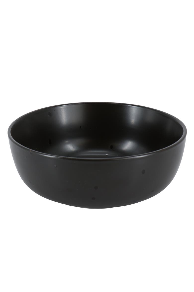 Mio Modern Coupe 6 piece 6.5in Round Stoneware Bowl Set, Alternate, color, Pepper