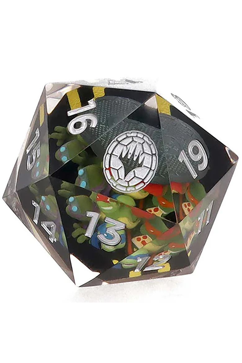 Teenage Mutant Ninja Turtles Spindown d20 Collectible Dice, Ages 14+, Alternate, color, Multicolored