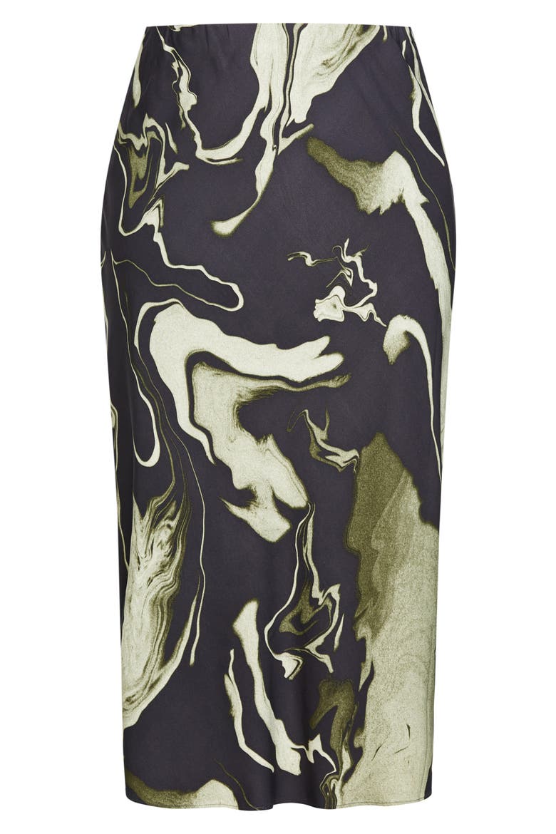 Eleanor Swirl Print Midi Skirt, Alternate, color, DARK ELEMENTS