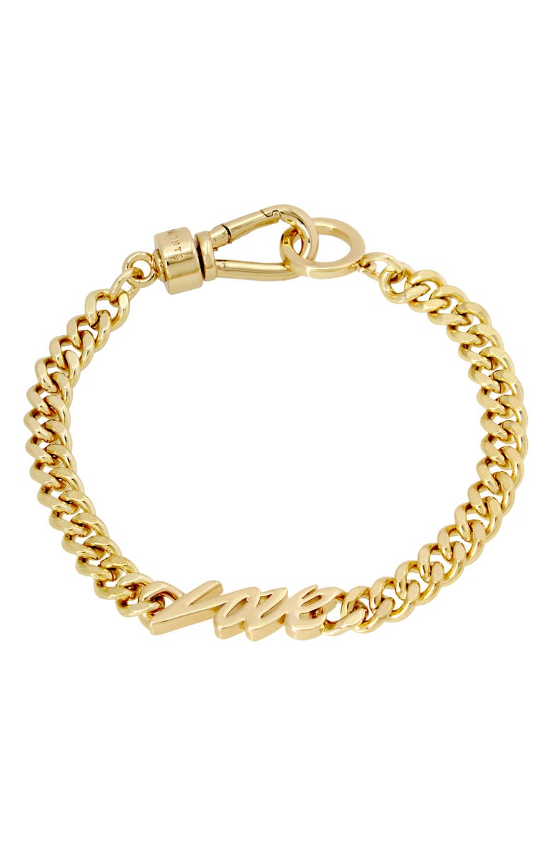 AllSaints Love Bracelet, Main, color, 