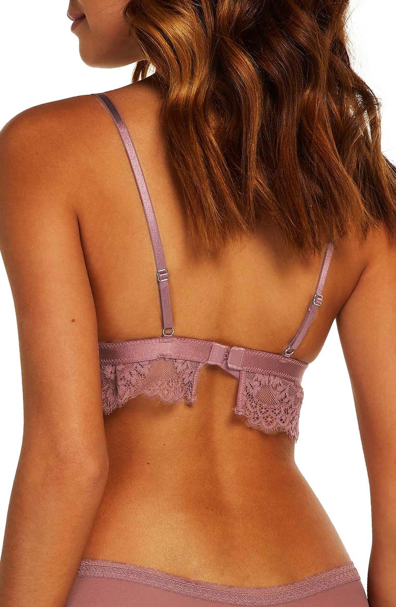 Hunkemöller Riki Triangle Cotton Longline Bralette, Alternate, color,